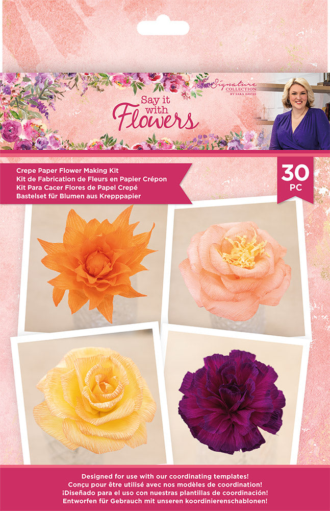 Sara Signature Crepe Paper Flower Making Kit-Say It with Flowers